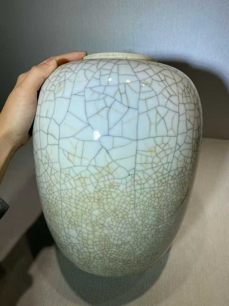 哥釉冬瓜罐