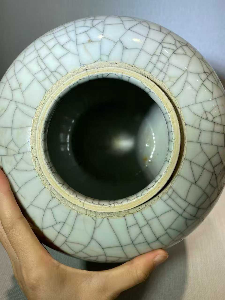 哥釉冬瓜罐