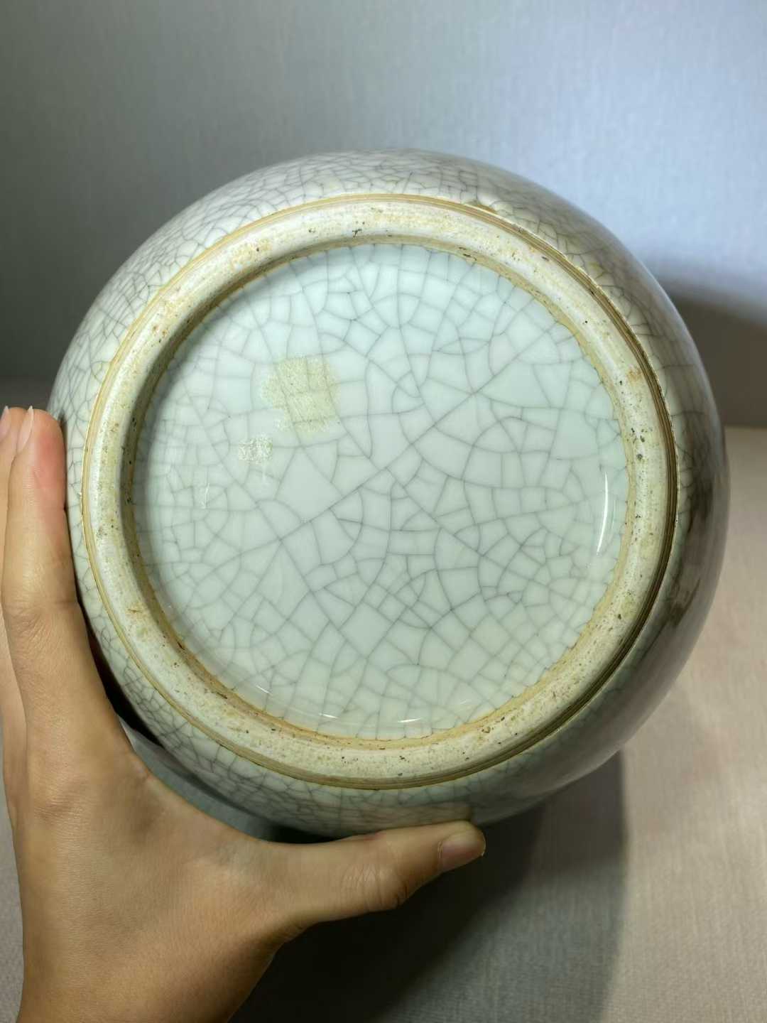 哥釉冬瓜罐