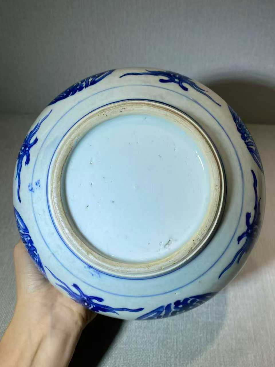 青花福禄寿纹香炉
