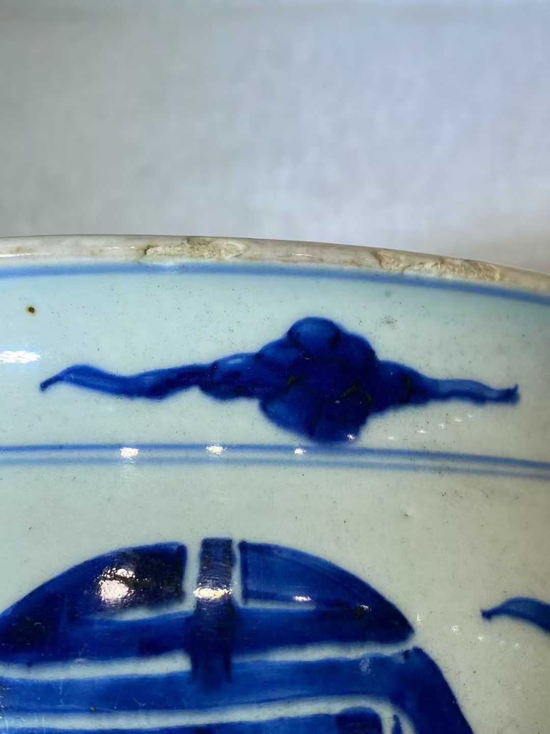 青花福禄寿纹香炉