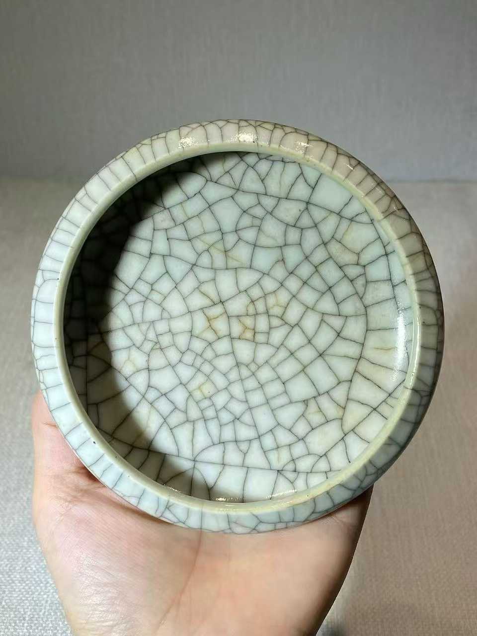 哥釉笔洗