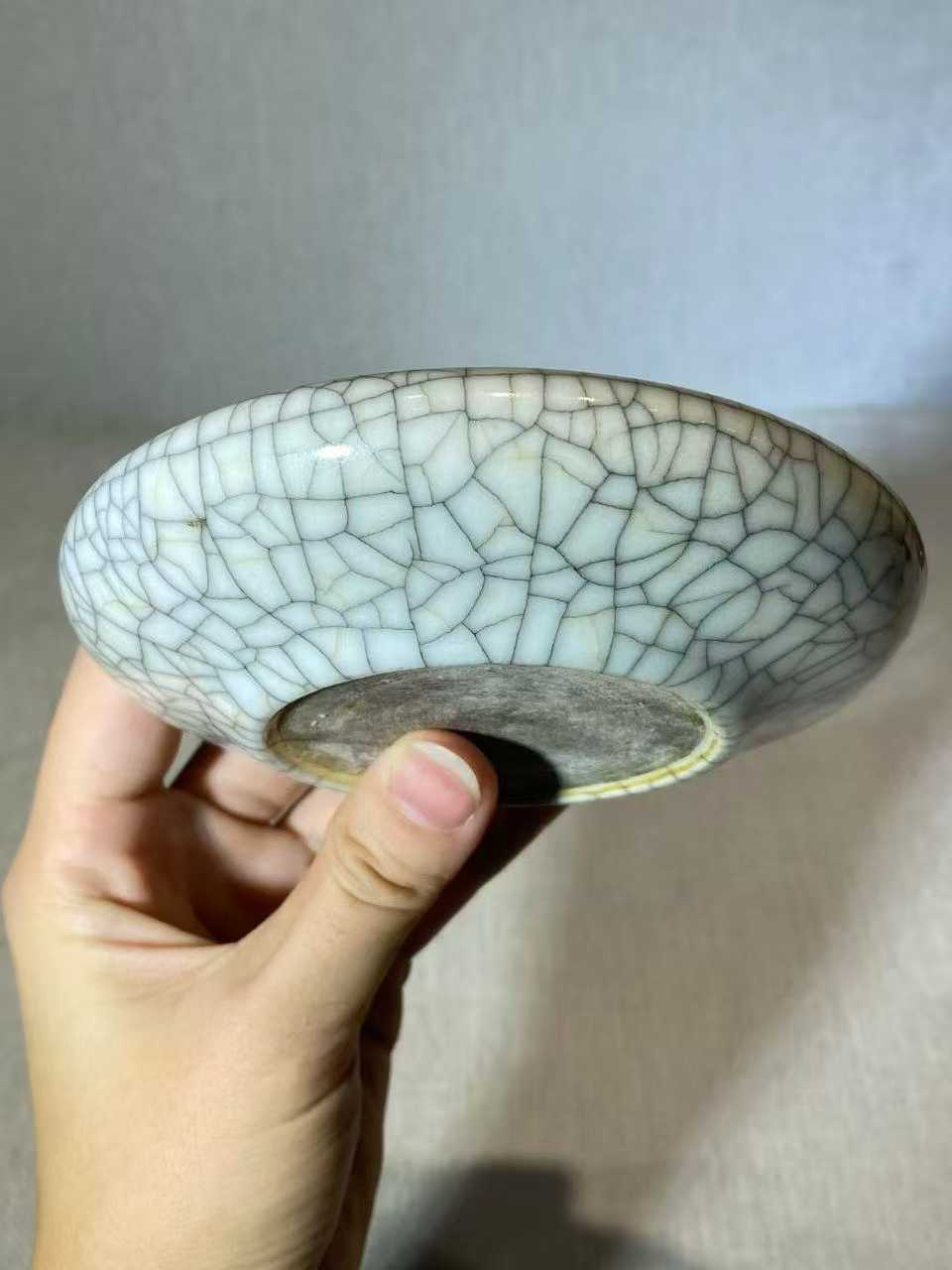 哥釉笔洗