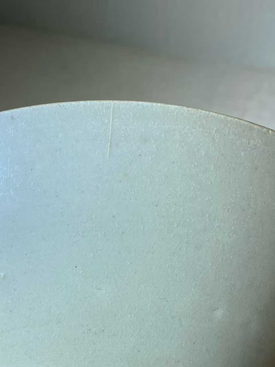湖田暗花卉斗笠碗