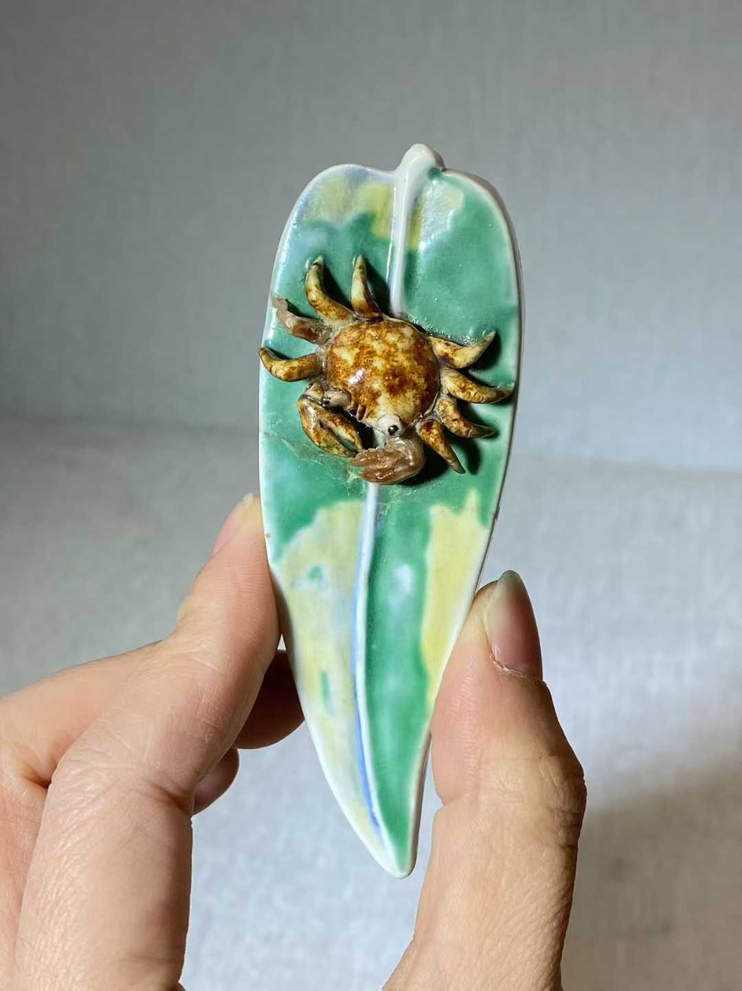 虎皮三彩富甲一方盖盒
