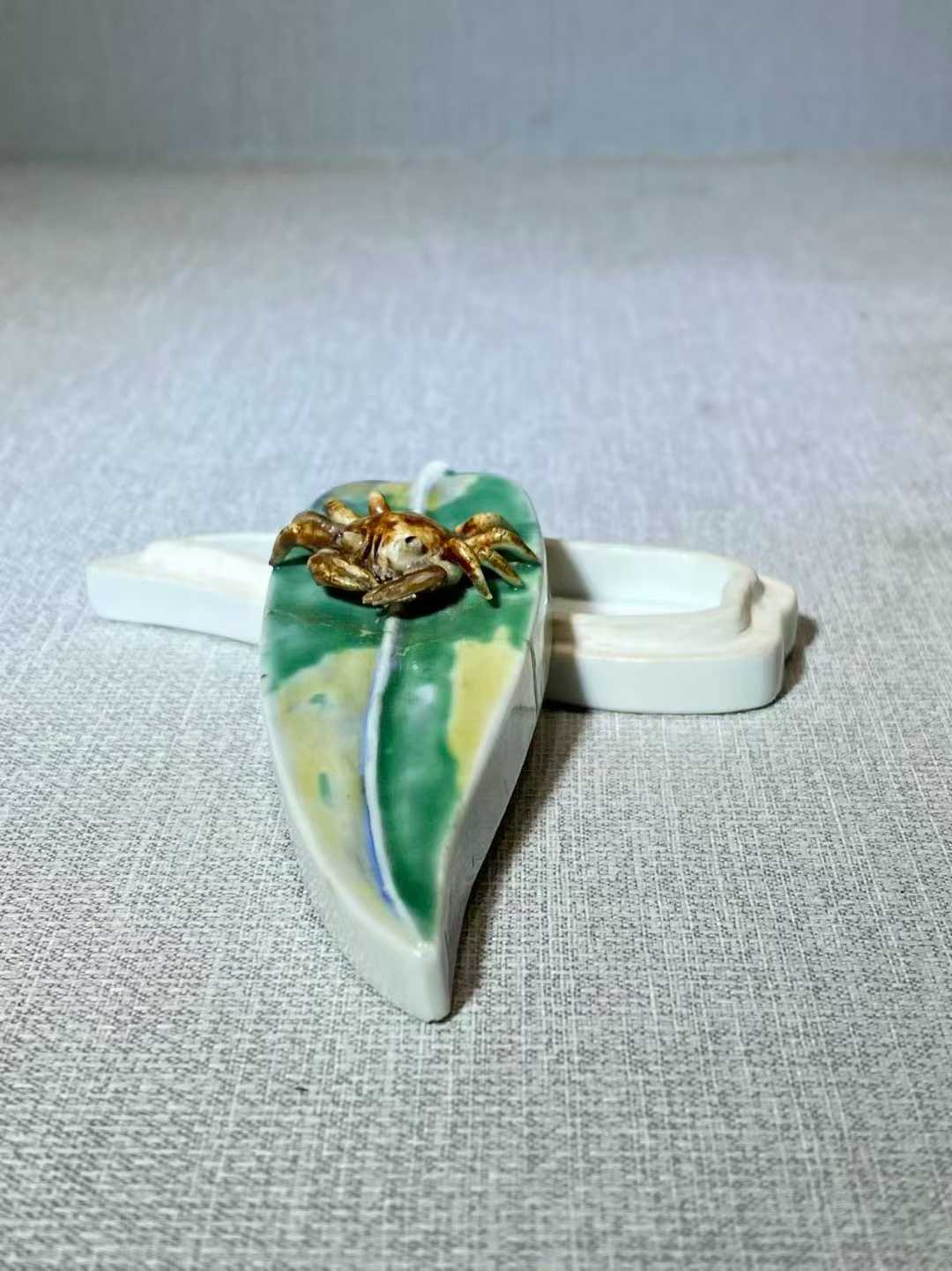 虎皮三彩富甲一方盖盒