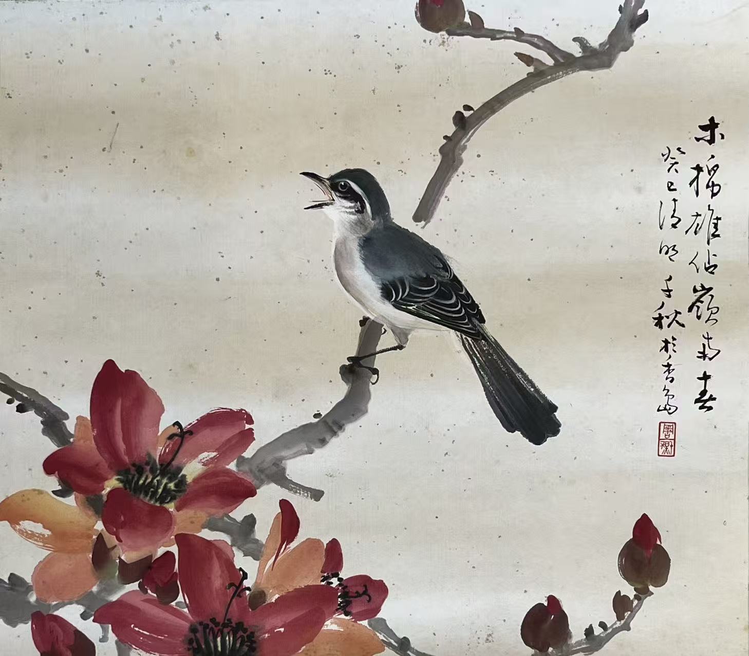 周千秋、梁粲缨伉俪合作花鸟作品