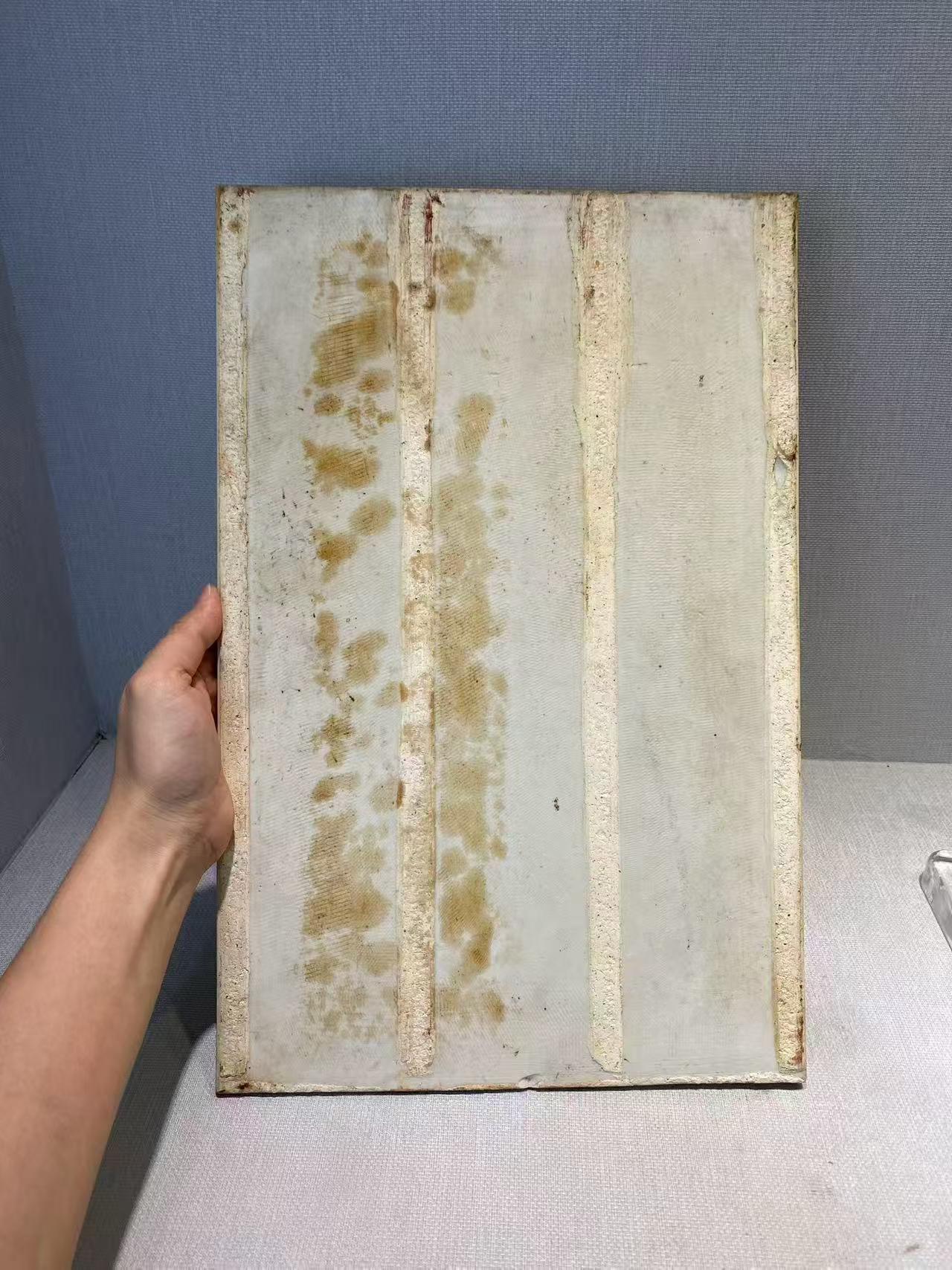 粉彩山水人物诗文瓷板画