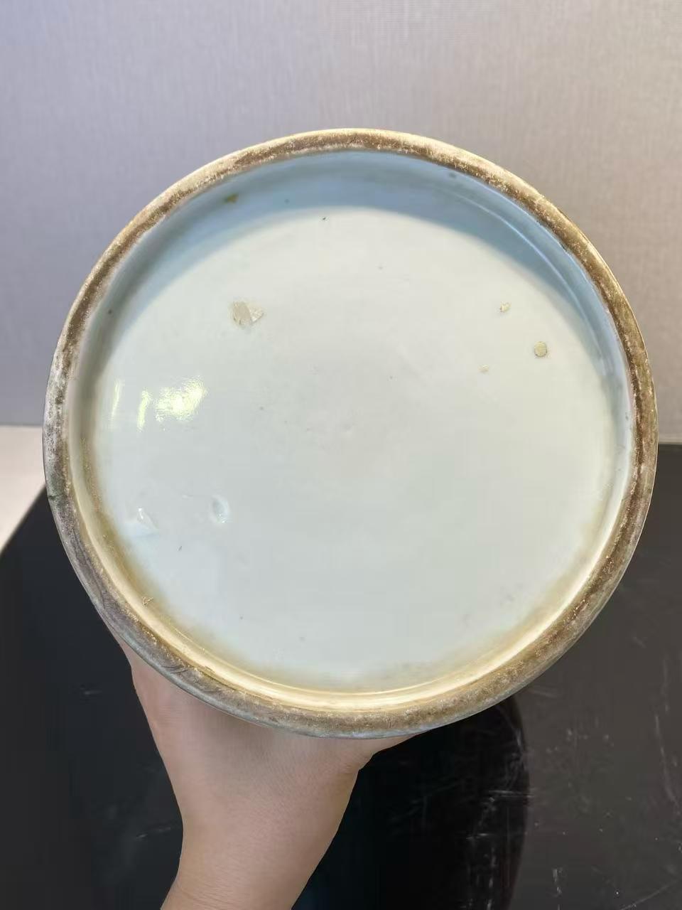 五彩花鸟纹梅瓶
