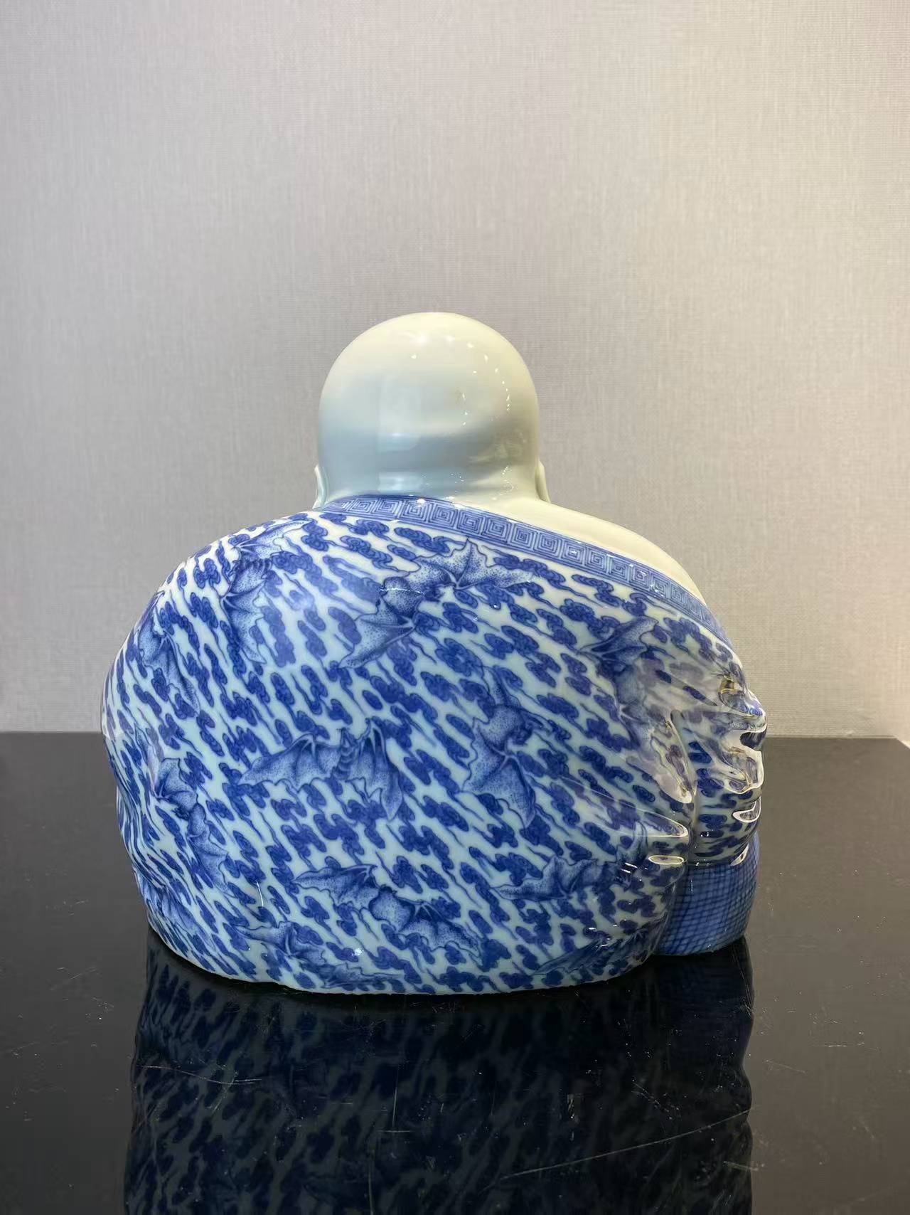 青花洪福齐天弥勒佛
