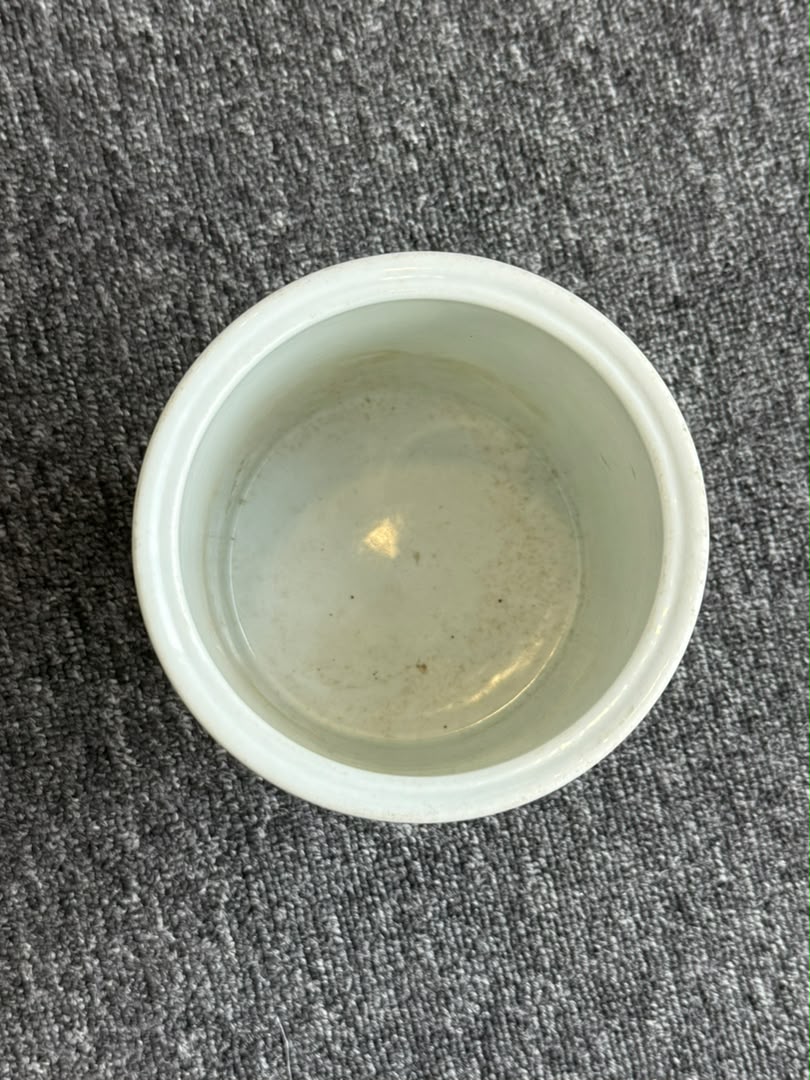 陆云山仙鹤图笔筒
