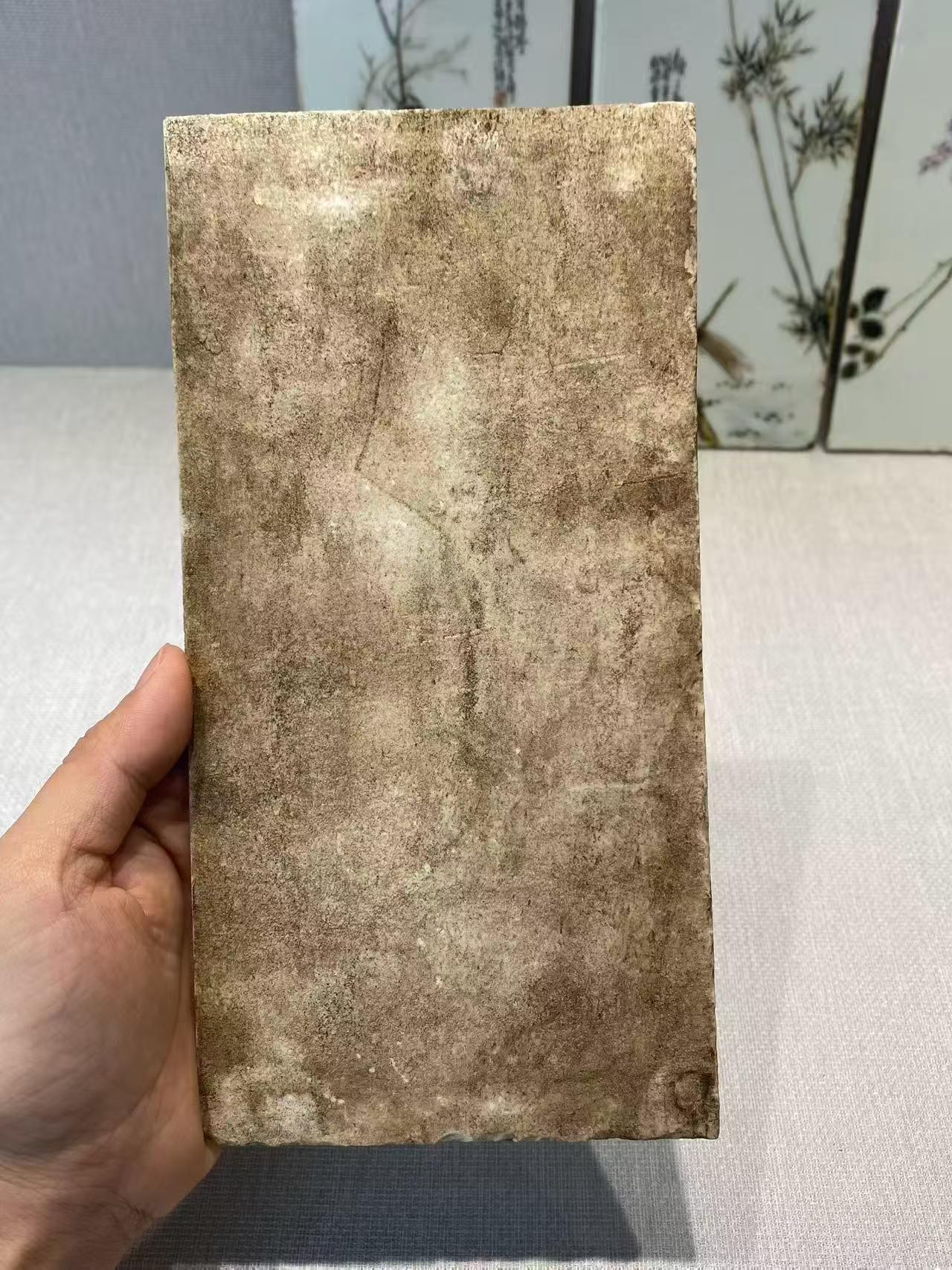 粉彩花虫纹小瓷板四块