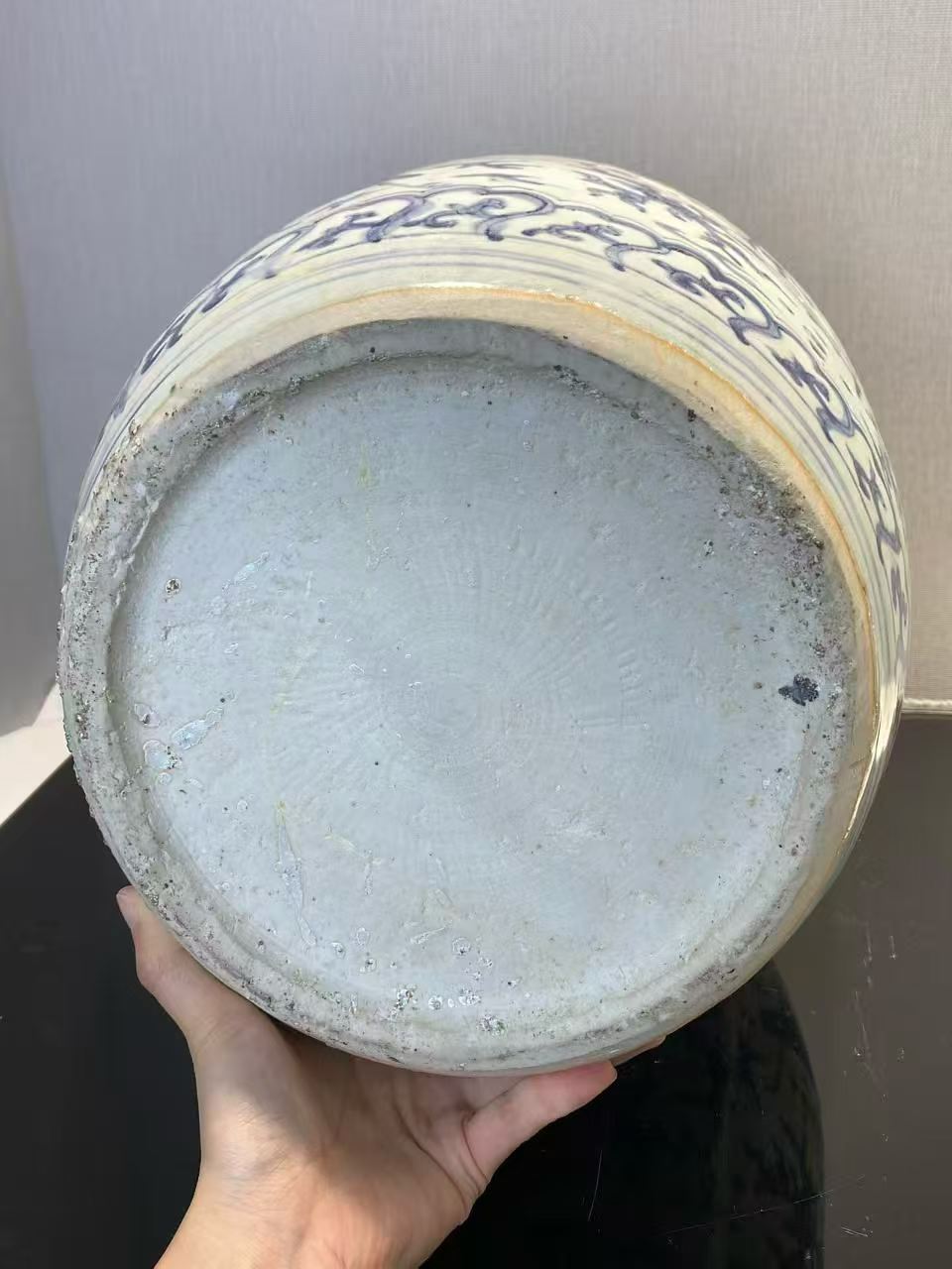 青花云鹤纹大罐
