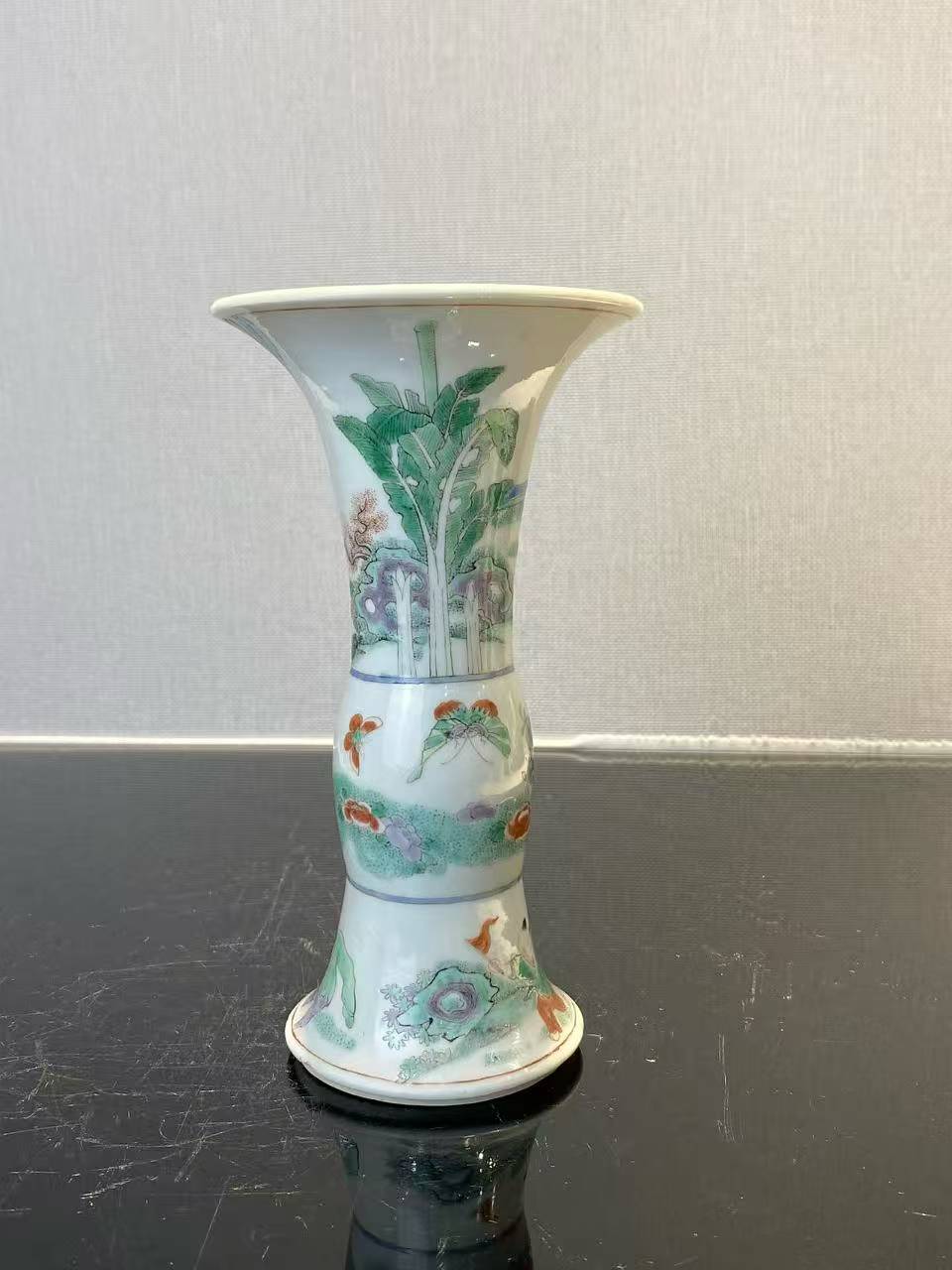 五彩携琴访友花觚
